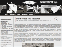 Tablet Screenshot of infoguerracivil.com